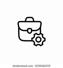 portfolio settings icon sign vector