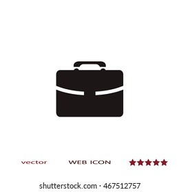 Portfolio sign, vector icon