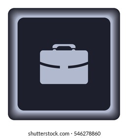 Portfolio sign, vector icon