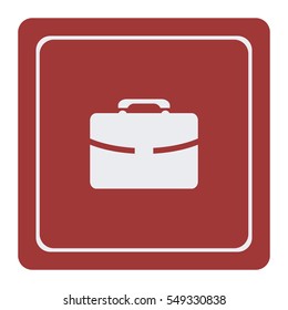 Portfolio sign, vector icon