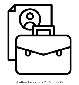 Portfolio Simple Vector Icon Collection