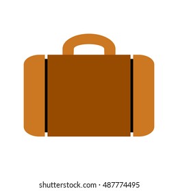Portfolio symbol icon on white background. Vector illustration.