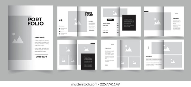 	
Portfolio template or Architecture and interior template