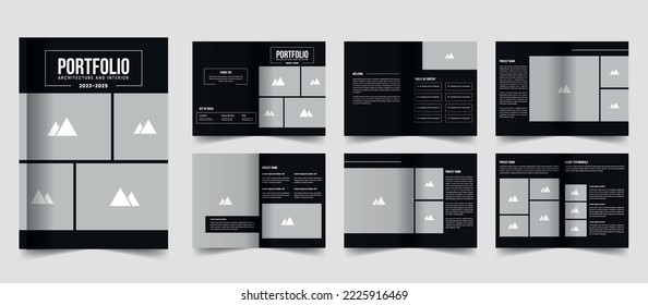 Portfolio Template design for architecture and Interior design