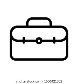 portfolio thin line vector icon