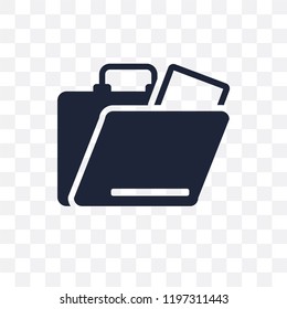 Portfolio Transparent Icon Portfolio Symbol Design Stock Vector Royalty Free Shutterstock