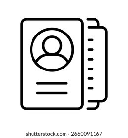 Portfolio Vetor for Business Apresentação, Pasta com ilustração de estudo de caso, trabalho do cliente e arquivo de projeto