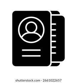 Portfolio Vetor for Business Apresentação, Pasta com ilustração de estudo de caso, trabalho do cliente e arquivo de projeto