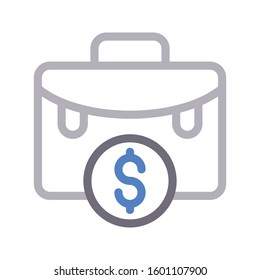 portfolio vector color line icon 