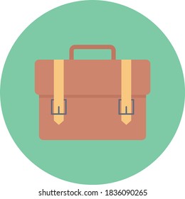 icono de línea de color plana vectorial de portafolio