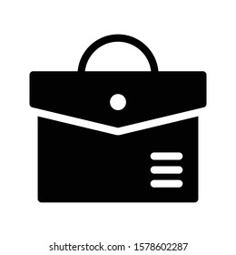 portfolio vector glyph flat icon 