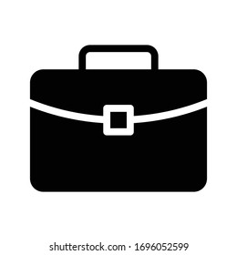 icono plano de glifo vectorial de portafolio 