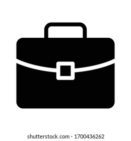 portfolio vector glyph flat icon 
