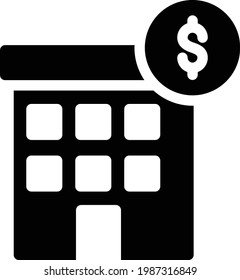portfolio vector glyph flat icon