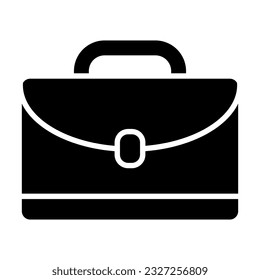 Portfolio Vector Glyph Icon For Personal And Commercial Use.
