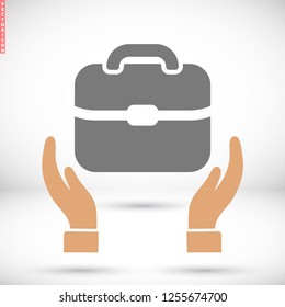 Portfolio  vector icon 