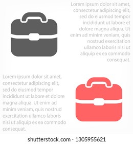 Portfolio  vector icon 