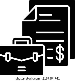 Portfolio vector icon. Can be used for printing, mobile and web applications.