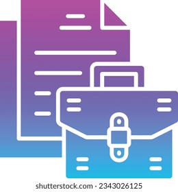 Portfolio vector icon. Can be used for printing, mobile and web applications.