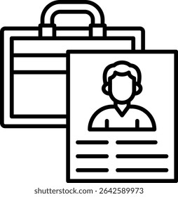 Icono de Vector de Cartera. Se puede utilizar para aplicaciones de impresión, móviles y de Web.