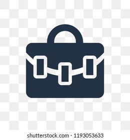 Portfolio vector icon isolated on transparent background, Portfolio transparency concept can be used web and mobile