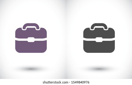 Portfolio vector icon , lorem ipsum Flat design
