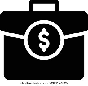 portfolio vector illustration isolated on a transparent background . glyph vector icons for concept or web graphics.