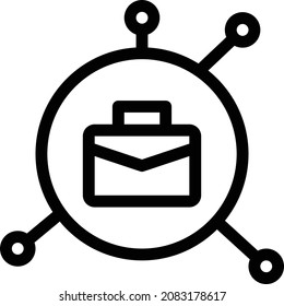 Portfolio-Vektorgrafik einzeln auf transparentem Hintergrund . Farbvektorsymbole für Konzepte oder Web-Grafiken.