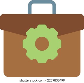 ilustración de portafolios vectoriales en un fondo transparente. Símbolos de calidad superior. Iconos vectoriales de color de línea para el concepto y el diseño gráfico.