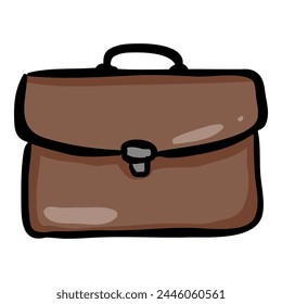 Portfolio Vector Single Doodle Icon