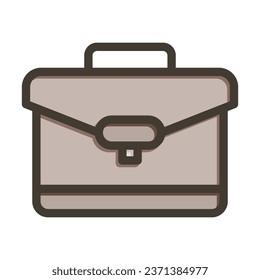 Portfolio Vector Thick Line Filled Colors Icon For Personal And Commercial Use.
