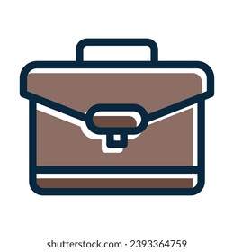 Portfolio Vector Thick Line Filled Dark Colors Icons For Personal And Commercial Use.
