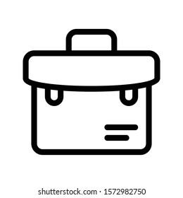 portfolio vector thin line icon 