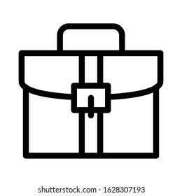 portfolio vector thin line icon 