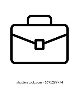 portfolio vector thin line icon 