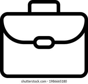 portfolio vector thin line icon