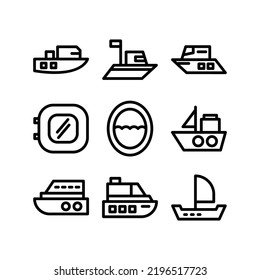 porthole icon or logo isolated sign symbol vector illustration - Collection of high quality black style vector icons
