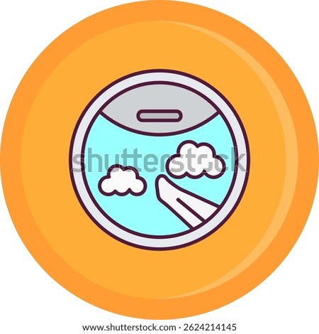 Porthole Line vector Icon Design
