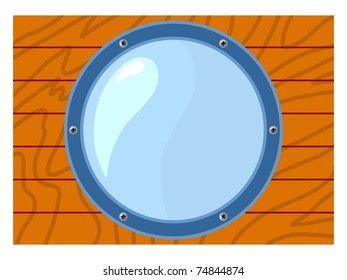 Porthole. Vector