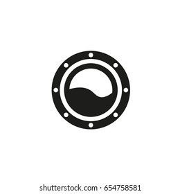 porthole vector icon