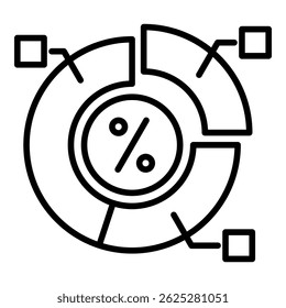 Portion Icon Element For Design