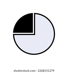 Portion Icon. Section, Piece. Share, Segment Symbol.