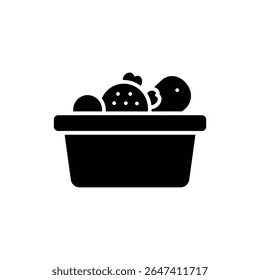 Portioned Healthy Meals Packed In Food Containers