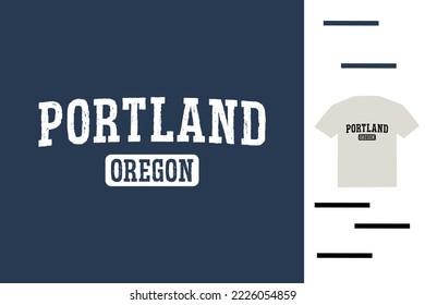 Diseño de camisetas de amante de la ciudad de Portland