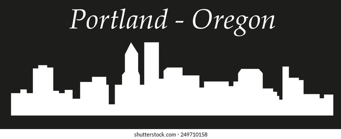 Portland, Oregon (city silhouette)