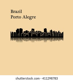 Porto Alegre, Brazil skyline