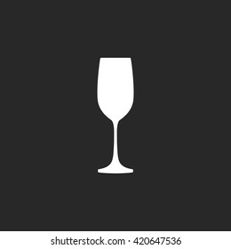 Porto Glass sign  simple icon on background