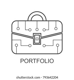 portofolio icon outline