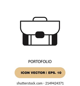 portofolio icons  symbol vector elements for infographic web