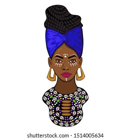 Portrait of an African princess.